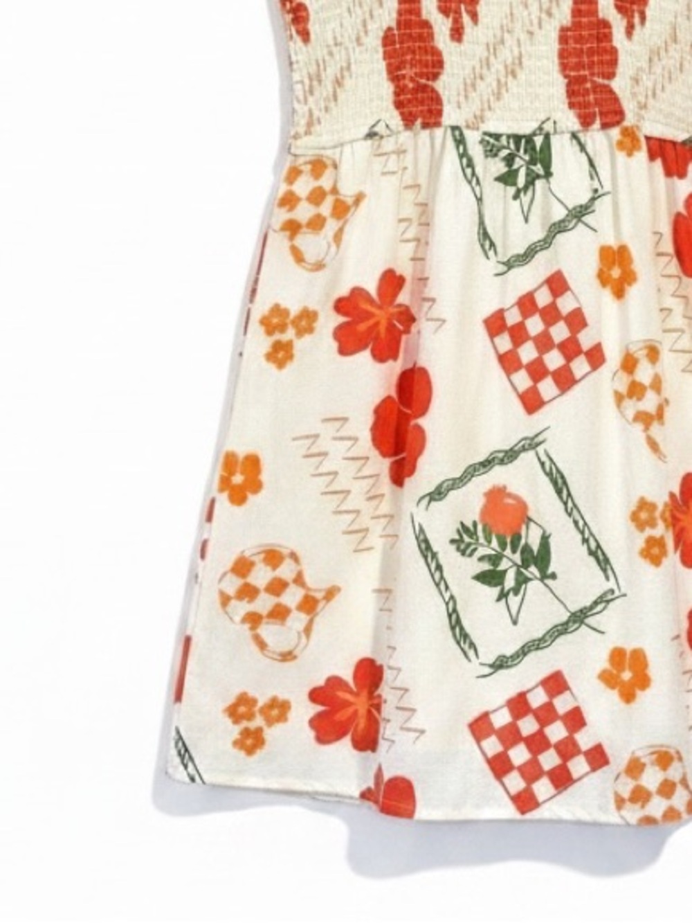 Japna Stamp Linen-Blend Italian Vacation Mini Dress Women’s Size XL - Picture 9 of 9